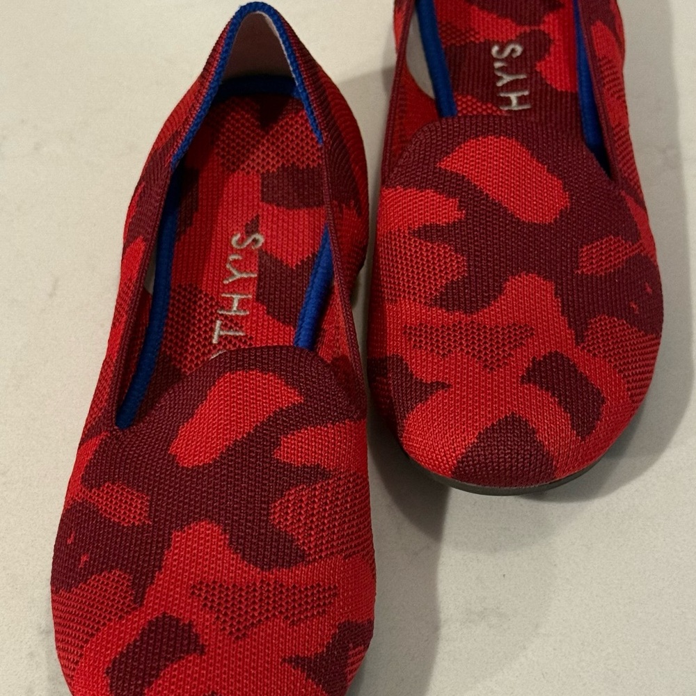 Rothy's Red Camo Women's Shoes